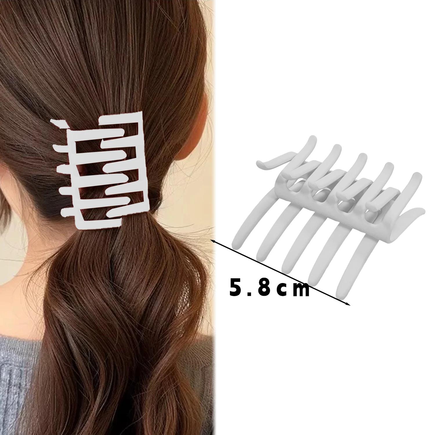 2026 Fashion Double Sided Hair Comb Claws Women Girls Korean Frosted Toothed Non-slip Clips Black Ponytail Hairpin Accessories білий
2026 Fashion Double Sided Hair Comb Claws Women Girls Korean Frosted Toothed Non-slip Clips Black Ponytail Hairpin Accessories білий