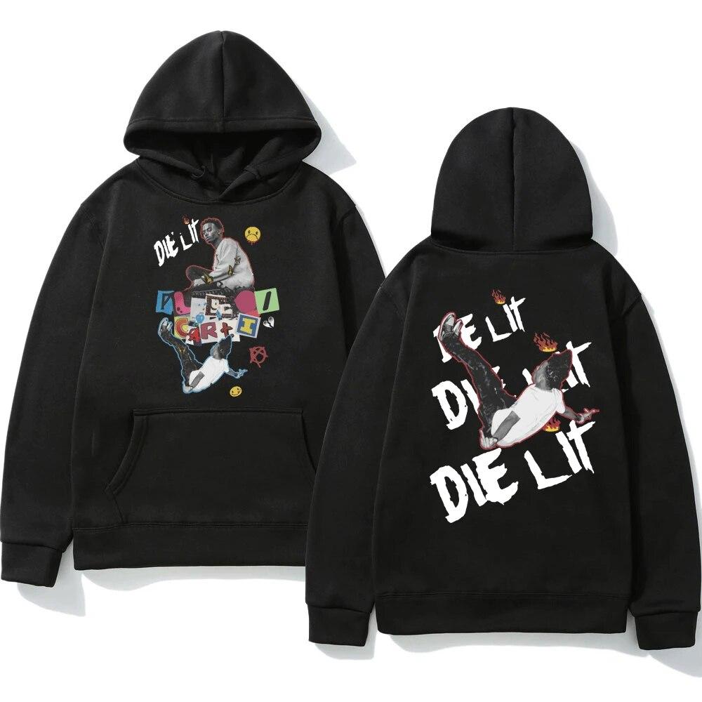 Playboi Carti Hoodie Rapper Graphic Music Album Die Lit Hooded Sweatshirts Aesthetic Vintage Hip Hop Fleece Pullover Streetwear
Playboi Carti Hoodie Rapper Graphic Music Album Die Lit Hooded Sweatshirts Aesthetic Vintage Hip Hop Fleece Pullover Streetwear