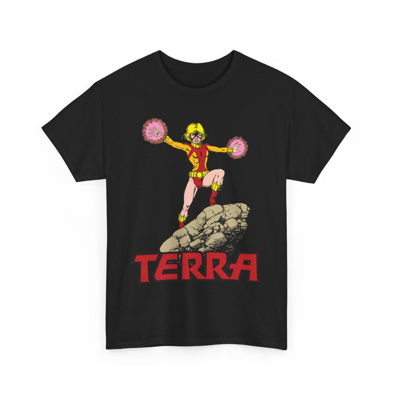 Terra T-Shirt Mens Womens Tees Top - New Teen Titans - George Perez Art - Judas Contract - DC Comics S
Terra T-Shirt Mens Womens Tees Top - New Teen Titans - George Perez Art - Judas Contract - DC Comics S