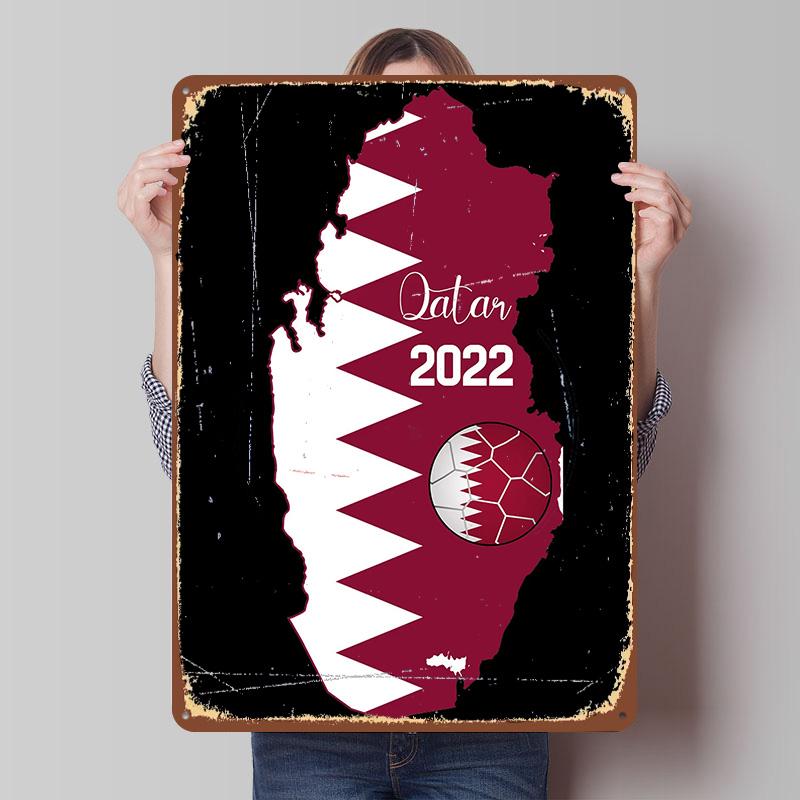Qatar Land Map Football Tin Plaque Poster Customized Wall Art Retro Vintage Metal Signs for Room Setup Decorations Office Decor 7.9x11.8In(20x30cm)
Qatar Land Map Football Tin Plaque Poster Customized Wall Art Retro Vintage Metal Signs for Room Setup Decorations Office Decor 7.9x11.8In(20x30cm)