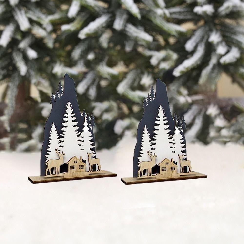 2Pcs DIY Wooden Deer Miniatures 3D Desktop Christmas Ornaments Christmas Deer Ornaments Table Decor чёрный
2Pcs DIY Wooden Deer Miniatures 3D Desktop Christmas Ornaments Christmas Deer Ornaments Table Decor чёрный