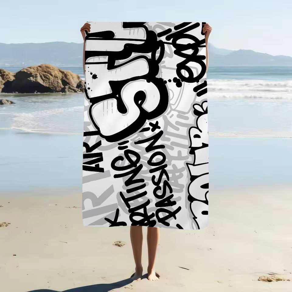 Alphabet Graffiti Pattern Beach Towel For Kids Bath Towel Pool Towel Vacation Gift Picnic Towel Party Gift W30*H60(CM)
Alphabet Graffiti Pattern Beach Towel For Kids Bath Towel Pool Towel Vacation Gift Picnic Towel Party Gift W30*H60(CM)
