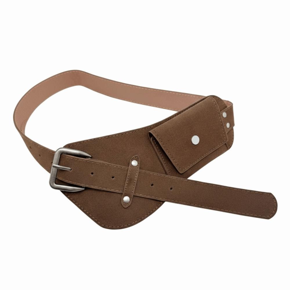 Trendy Pin Buckle Suede Leather Belt Maillard Luxury Design Women Waist Belt Versatile Retro Wide Waistband Waist Decoration темно-коричневого кольору
Trendy Pin Buckle Suede Leather Belt Maillard Luxury Design Women Waist Belt Versatile Retro Wide Waistband Waist Decoration темно-коричневого кольору