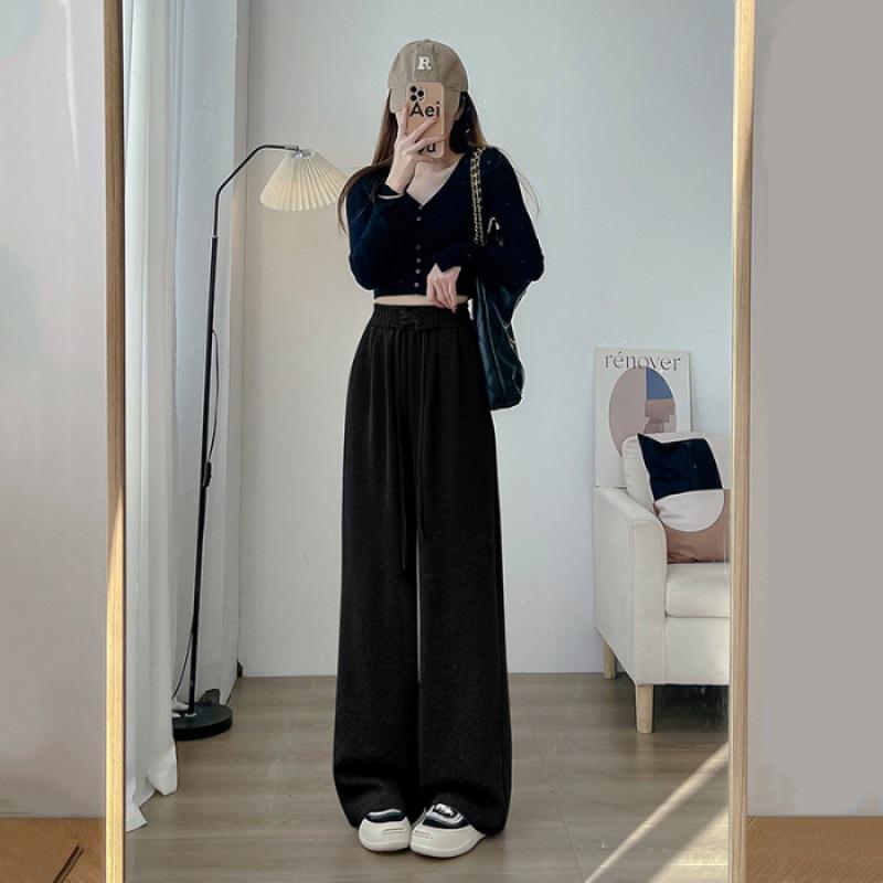 Женские повседневные спортивные брюки серого цвета с высокой талией и широкими штанинами, осень/зима 2023 г. S
Женские повседневные спортивные брюки серого цвета с высокой талией и широкими штанинами, осень/зима 2023 г. S