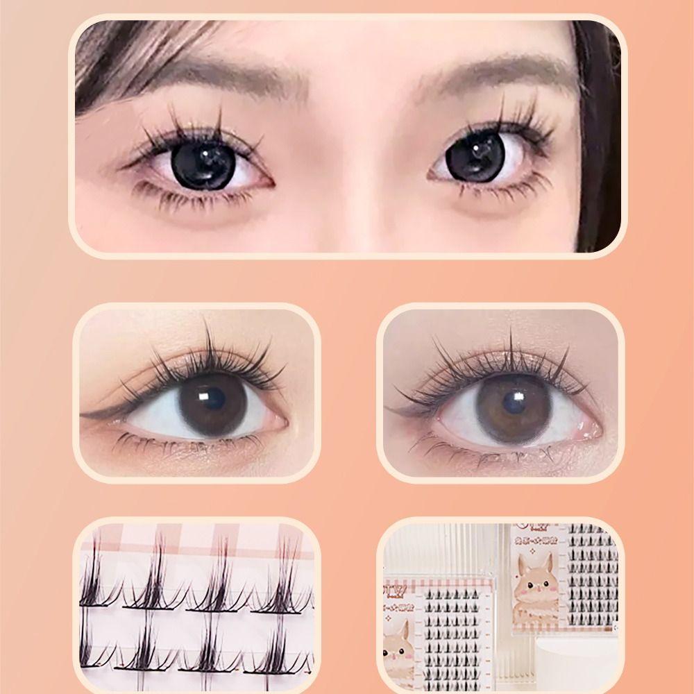 Makeup Fluffy False Eyelashes Dense False Eyelash Clusters Individual Cluster Eyelashes DIY Rabbit
Makeup Fluffy False Eyelashes Dense False Eyelash Clusters Individual Cluster Eyelashes DIY Rabbit