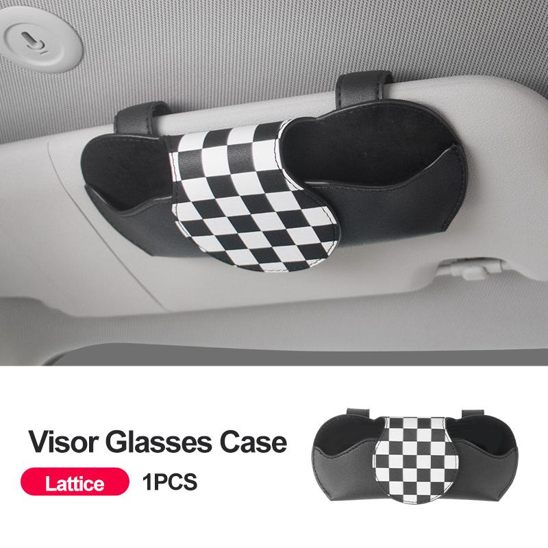 1pcs Car Visor Glasses Fastening Clip Leather Storage Box for Mini Cooper F54 F55 F56 F60 Sunglasses Card Ticket Storage Box Lattice
1pcs Car Visor Glasses Fastening Clip Leather Storage Box for Mini Cooper F54 F55 F56 F60 Sunglasses Card Ticket Storage Box Lattice
