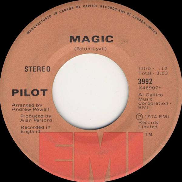 7inch Record PILOT Magic Just Let Me Be 3992 1974 Canada Rock Used
7inch Record PILOT Magic Just Let Me Be 3992 1974 Canada Rock Used