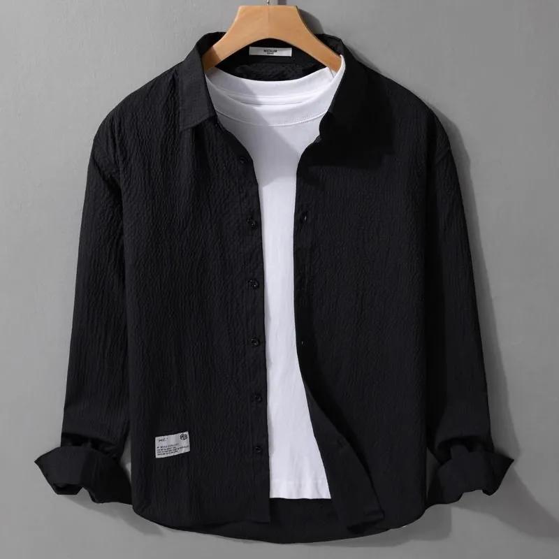 2026 Spring Autumn New Solid Long Sleeve Shirt Men s Fashion Casual Shirt Versatile Handsome Loose Top 4XL чорний
2026 Spring Autumn New Solid Long Sleeve Shirt Men s Fashion Casual Shirt Versatile Handsome Loose Top 4XL чорний