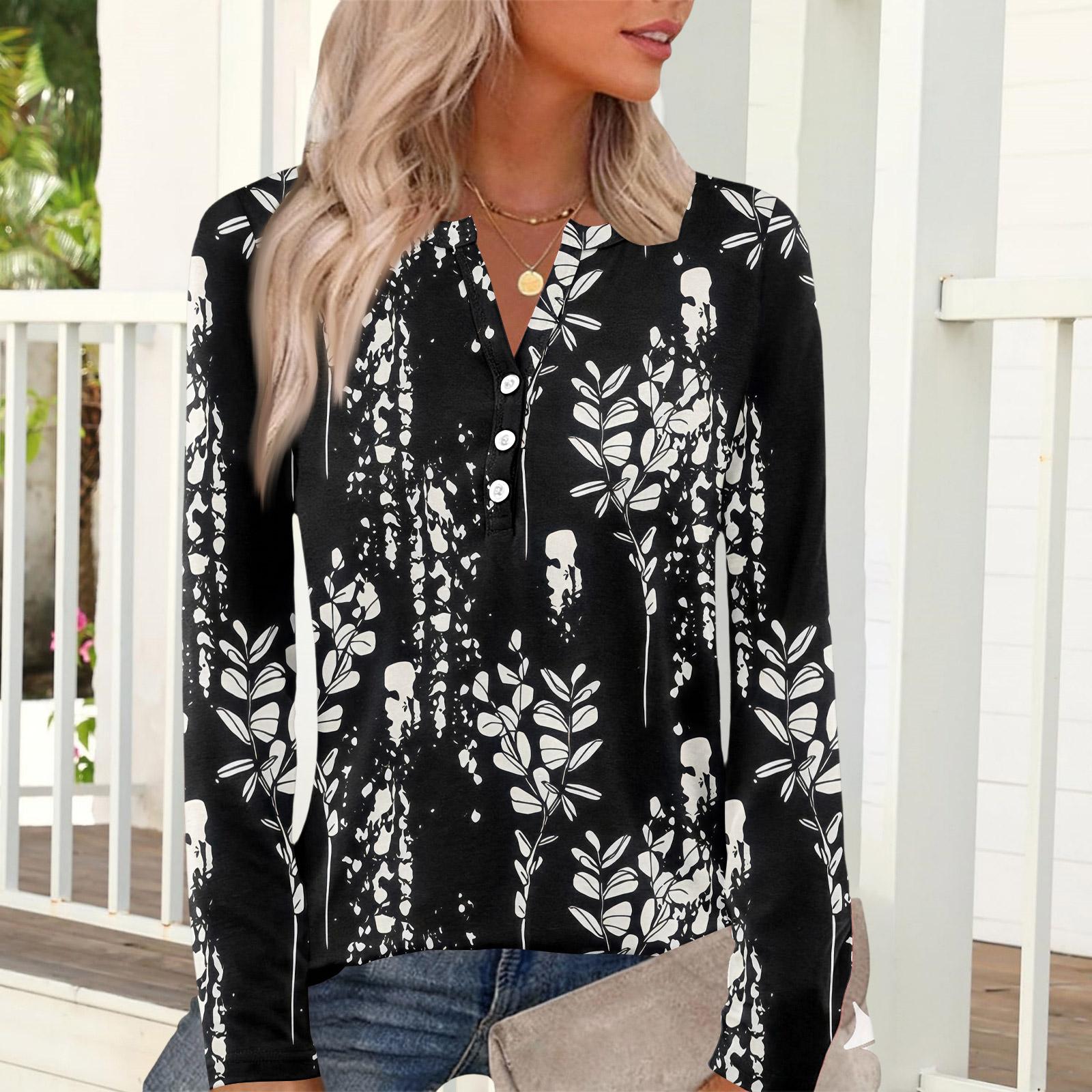 Женская повседневная футболка, винтажный цветочный принт, круглый вырез, топ с длинным рукавом. S чёрный
Женская повседневная футболка, винтажный цветочный принт, круглый вырез, топ с длинным рукавом. S чёрный