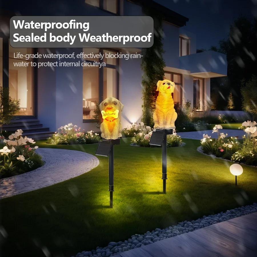 Solar LED Lawn Lights Cute Cartoon Puppy Lighting Lamp for Outdoor Waterproof Courtyard Garden Ground Decoration Lantern
Solar LED Lawn Lights Cute Cartoon Puppy Lighting Lamp for Outdoor Waterproof Courtyard Garden Ground Decoration Lantern