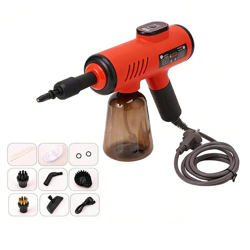 Handheld Multipurpose Steaming Cleaner 1200W Cleaning Machine Suitable for Effective Cleaning of Kitchen and Bathroom червоний
Handheld Multipurpose Steaming Cleaner 1200W Cleaning Machine Suitable for Effective Cleaning of Kitchen and Bathroom червоний