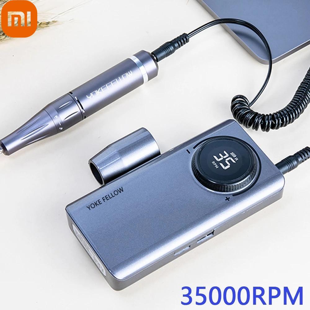 Xiaomi 35000 об/мин перезаряжаемая портативная дрель для ногтей электрическая пилочка для ногтей маникюрный набор сверл профессиональные инструменты для ногтей для маникюрного салона
Xiaomi 35000 об/мин перезаряжаемая портативная дрель для ногтей электрическая пилочка для ногтей маникюрный набор сверл профессиональные инструменты для ногтей для маникюрного салона