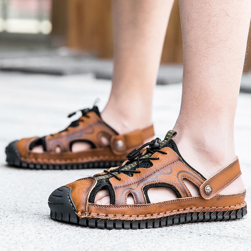Summer Men s Sandals 2025 New Slippers Casual Shoes Fashion Trend Outdoor Large Size Baotou Beach Shoes 38
Summer Men s Sandals 2025 New Slippers Casual Shoes Fashion Trend Outdoor Large Size Baotou Beach Shoes 38