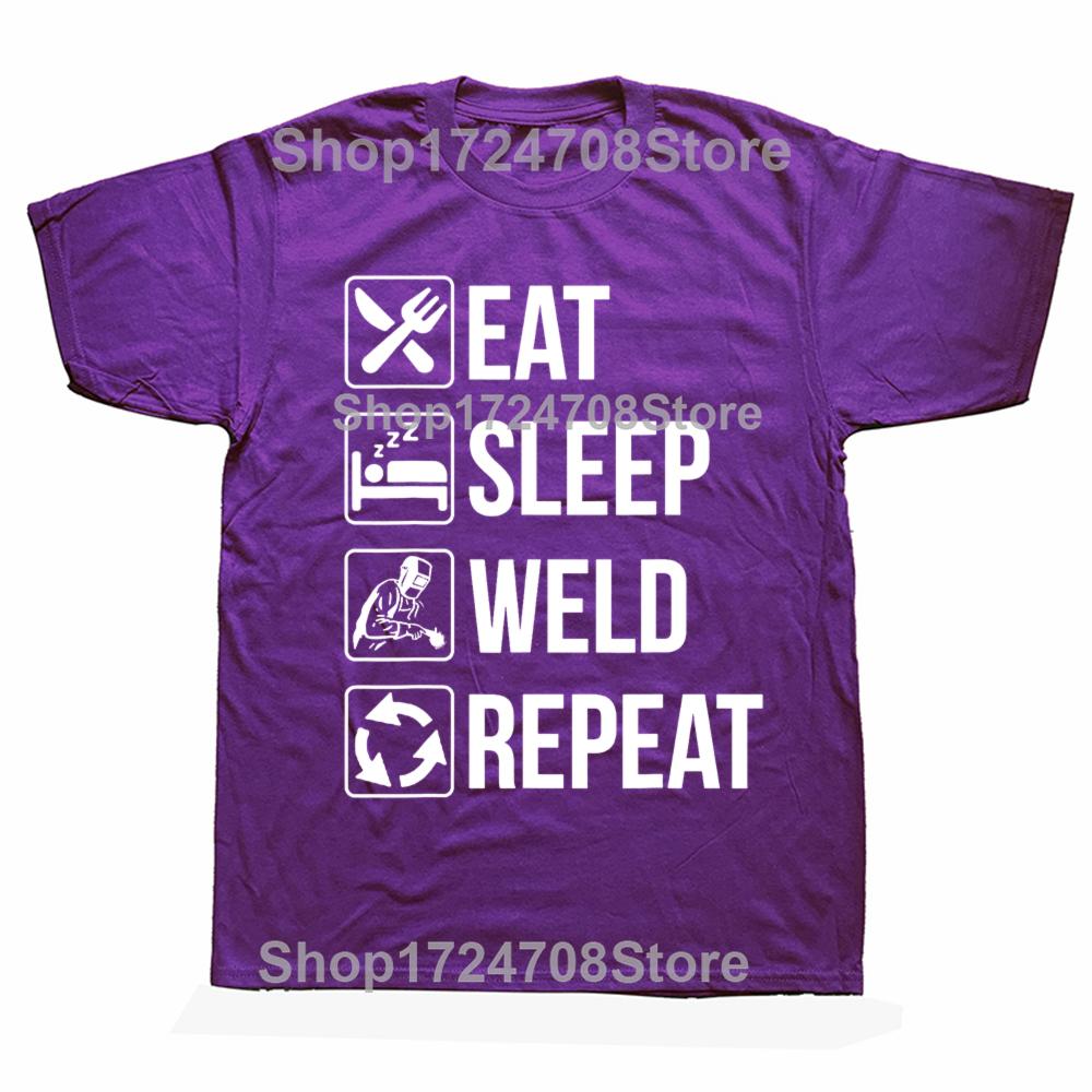 Welding Eat Sleep Weld Repeat Welders Tee Tops Round Neck ShortSleeve Fashion Tshirt Clothing Casual Basic Tshirts 4XL
Welding Eat Sleep Weld Repeat Welders Tee Tops Round Neck ShortSleeve Fashion Tshirt Clothing Casual Basic Tshirts 4XL