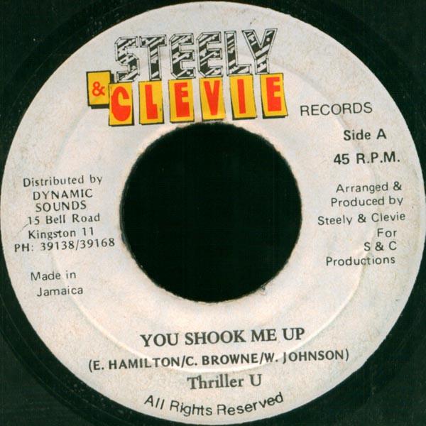 7inch Record THRILLER U - You Shook Me Up NONE Steely & Clevie Jamaica Reggae, Ska & Dub Used
7inch Record THRILLER U - You Shook Me Up NONE Steely & Clevie Jamaica Reggae, Ska & Dub Used