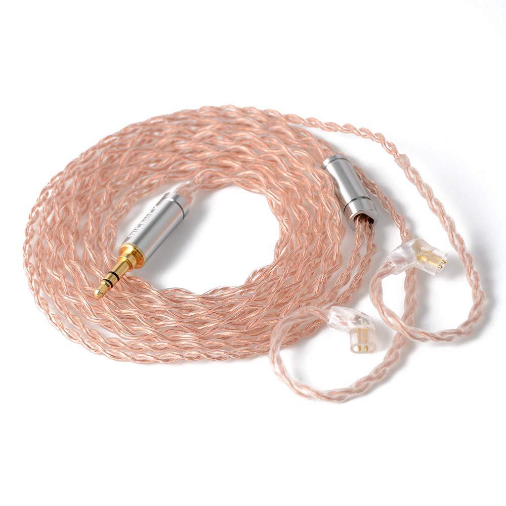 NICEHCK Oalloy Earphone Cable 6N UPOCC Single Crystal Copper Wire and Single Crystal Copper Silver Alloy Wire Mix QDC 2Pin Ear Hook Type Connector
NICEHCK Oalloy Earphone Cable 6N UPOCC Single Crystal Copper Wire and Single Crystal Copper Silver Alloy Wire Mix QDC 2Pin Ear Hook Type Connector