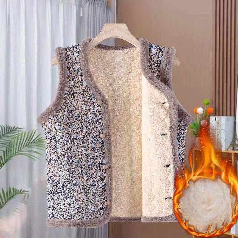 Осенне-зимний ретро хлопковый жилет на флисовой подкладке для женщин среднего возраста, стиль мамы, хлопковый жилет для ношения под одеждой 2XL
Осенне-зимний ретро хлопковый жилет на флисовой подкладке для женщин среднего возраста, стиль мамы, хлопковый жилет для ношения под одеждой 2XL