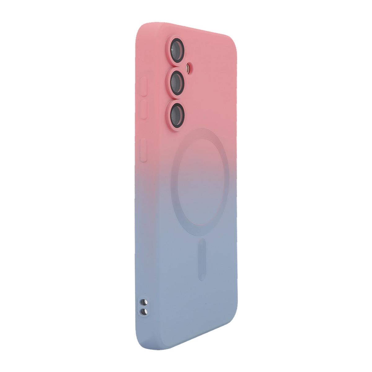 For Samsung Galaxy A14 4G/Galaxy A14 5G Silicone Case ENAKY HAT PRINCE Gradient Color Cover Compatible with MagSafe Pink+Blue
For Samsung Galaxy A14 4G/Galaxy A14 5G Silicone Case ENAKY HAT PRINCE Gradient Color Cover Compatible with MagSafe Pink+Blue