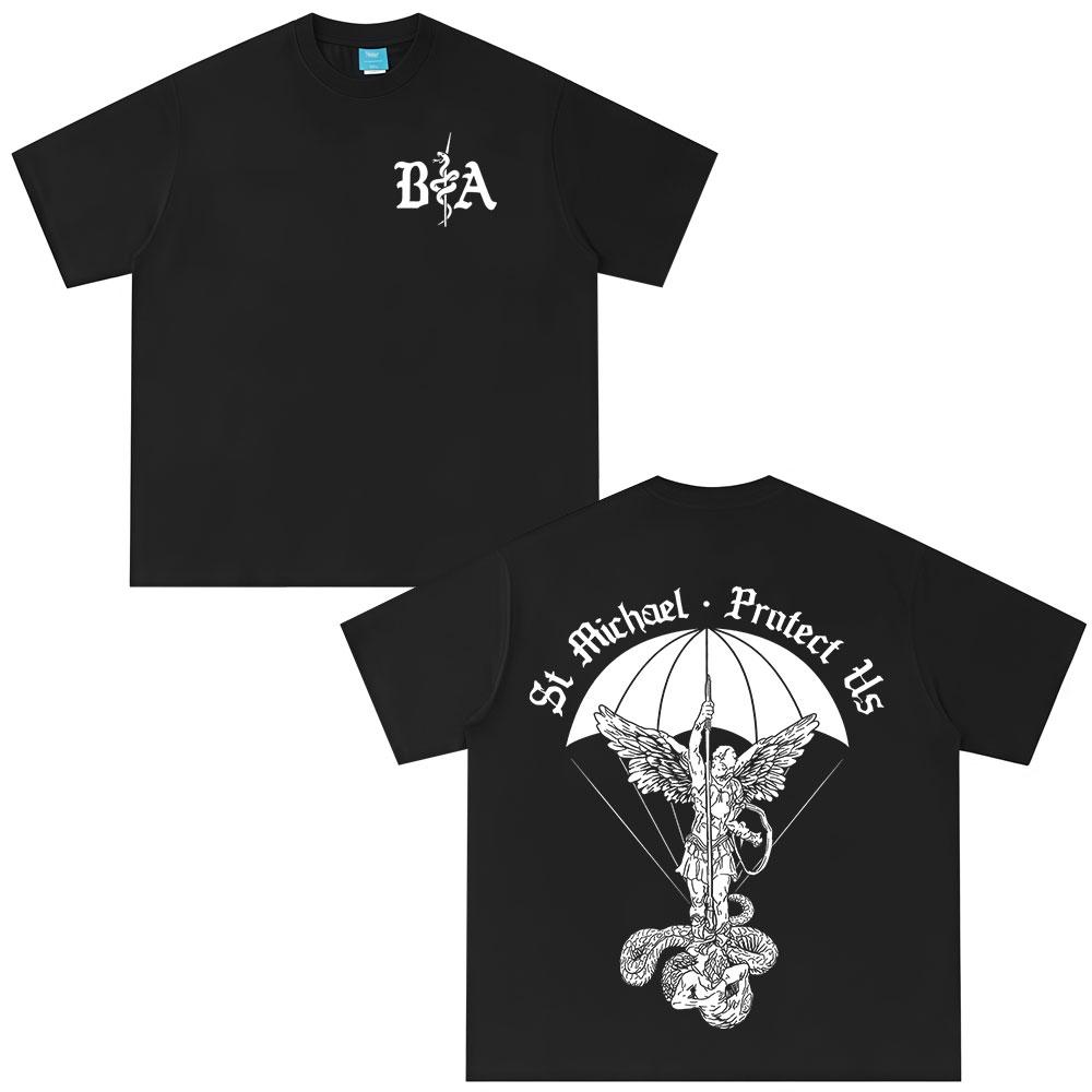 ST Michael Brothers in Arms Double Sided Printed Tshirt Unisex Women Clothing Summer Casual Cotton Oversized Y2K Short Sleeves Top M
ST Michael Brothers in Arms Double Sided Printed Tshirt Unisex Women Clothing Summer Casual Cotton Oversized Y2K Short Sleeves Top M