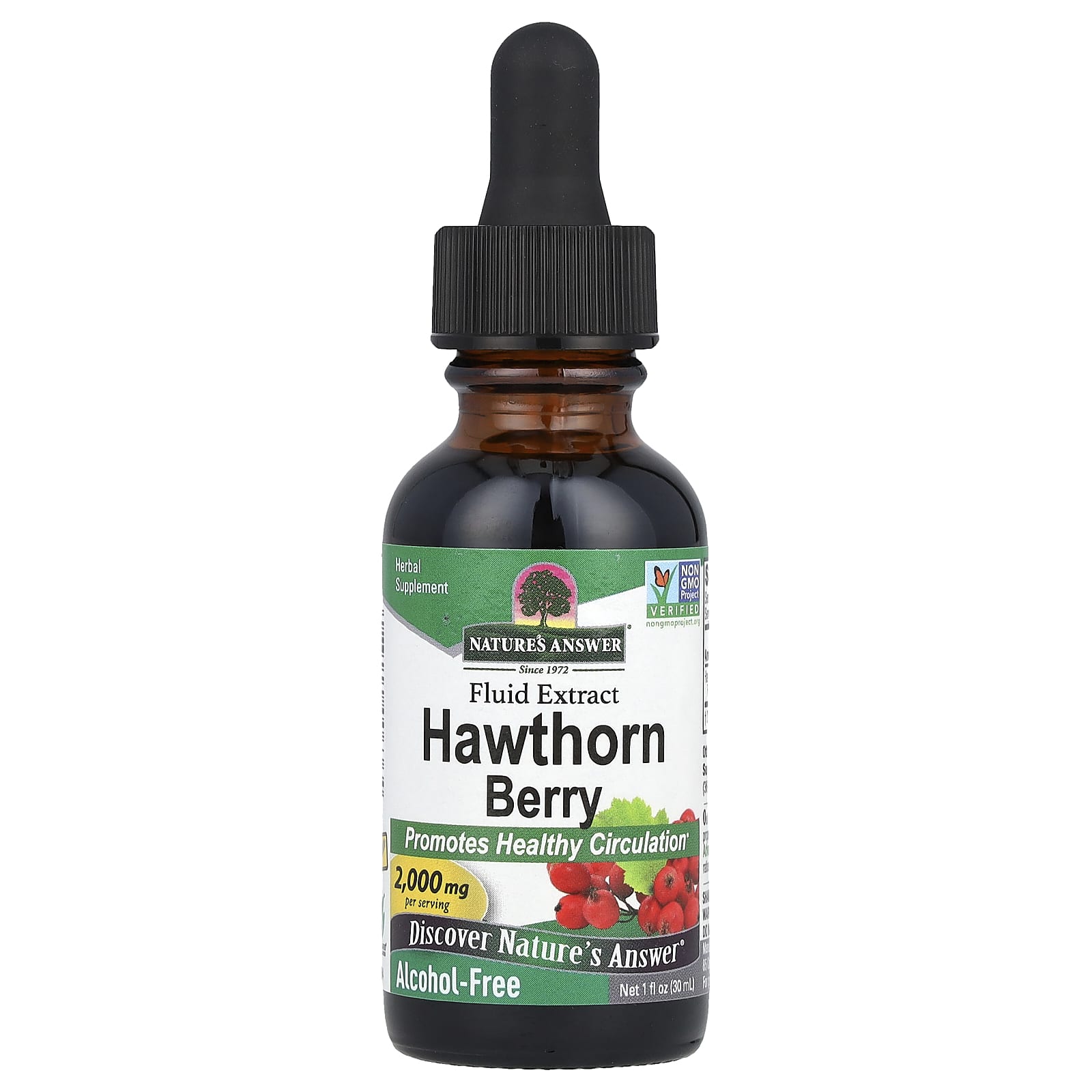 Nature S Answer, Hawthorn Berry, Liquid Extract, Alcohol Free, 2,000Mg, 30Ml(1Fl Oz)
Nature S Answer, Hawthorn Berry, Liquid Extract, Alcohol Free, 2,000Mg, 30Ml(1Fl Oz)