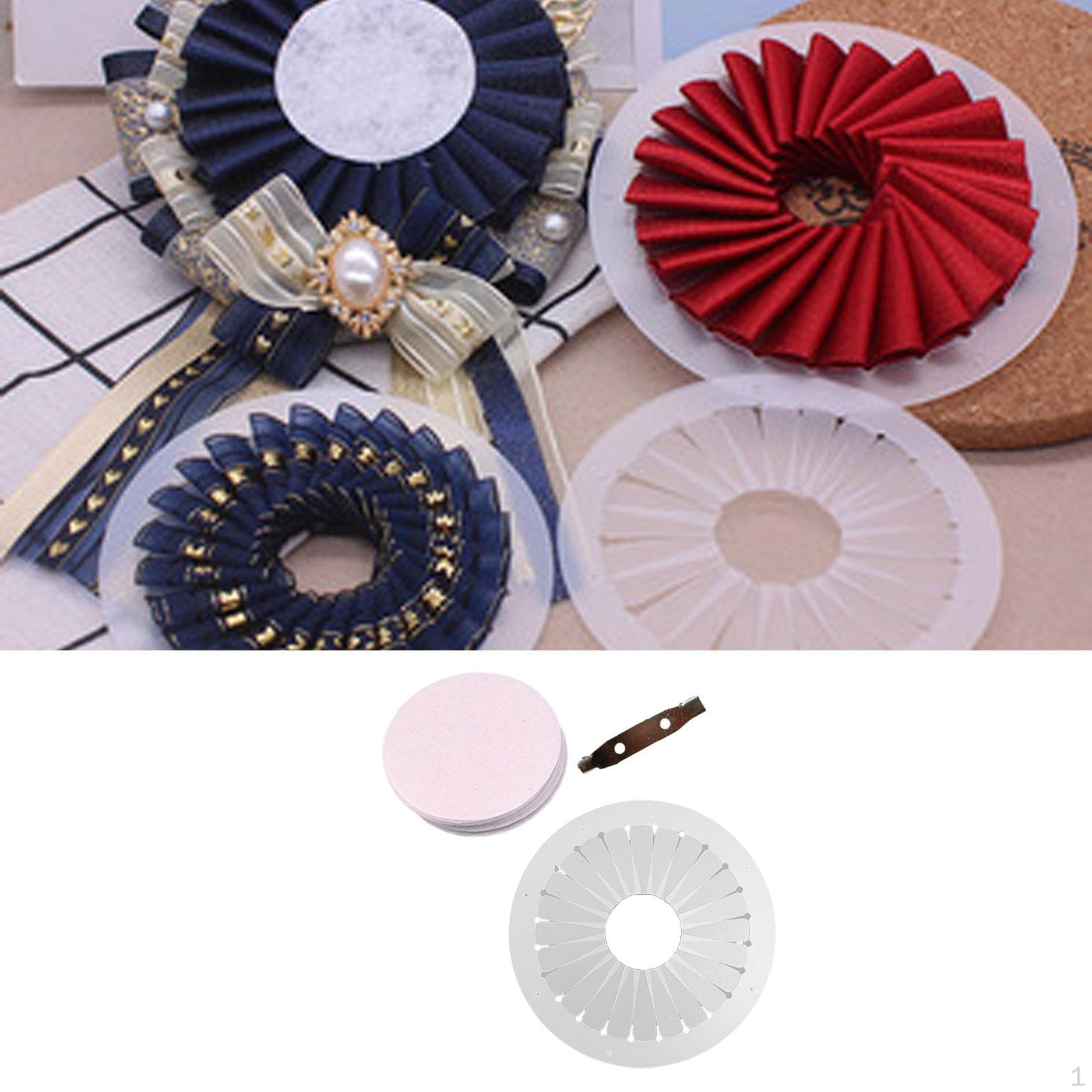 DIY Rosette Maker Kit Ribbon Brooch Making Accessory Versatile Crafts Adults Hobby Art Diameter 9cm
DIY Rosette Maker Kit Ribbon Brooch Making Accessory Versatile Crafts Adults Hobby Art Diameter 9cm