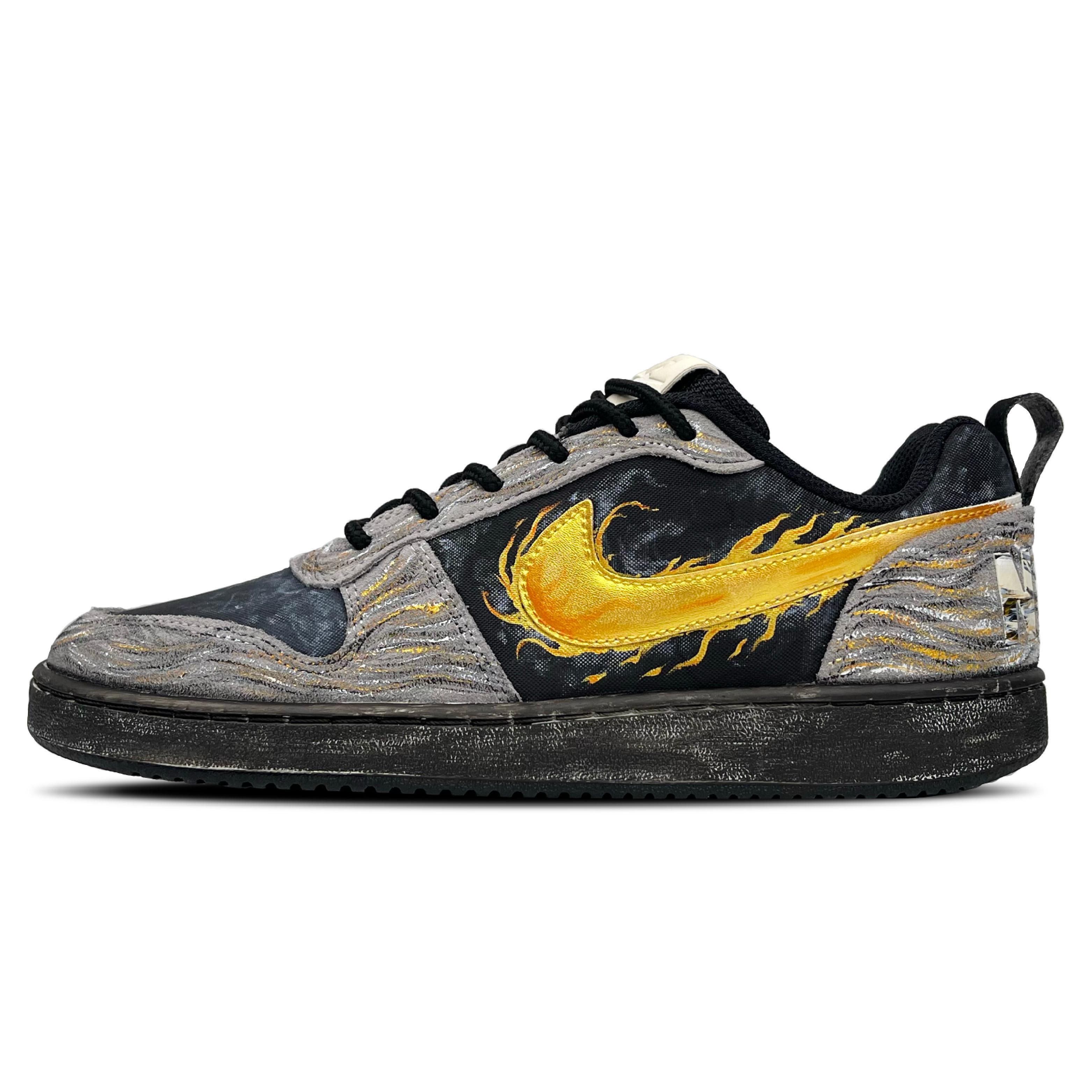 Nike Court Borough Low top Skateboard Shoes Men s Black Gold 844881-005(Team11-) 41
Nike Court Borough Low top Skateboard Shoes Men s Black Gold 844881-005(Team11-) 41