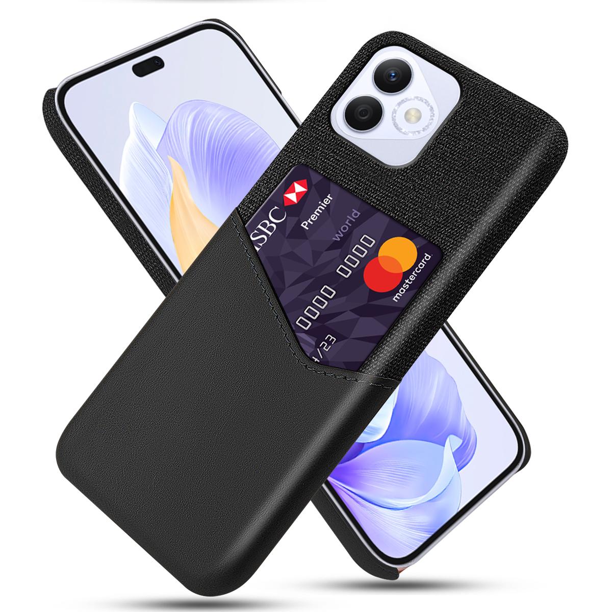 For Honor X60i 5G Case Cloth Texture PU Leather Hard PC Card Slot Phone Cover Black
For Honor X60i 5G Case Cloth Texture PU Leather Hard PC Card Slot Phone Cover Black