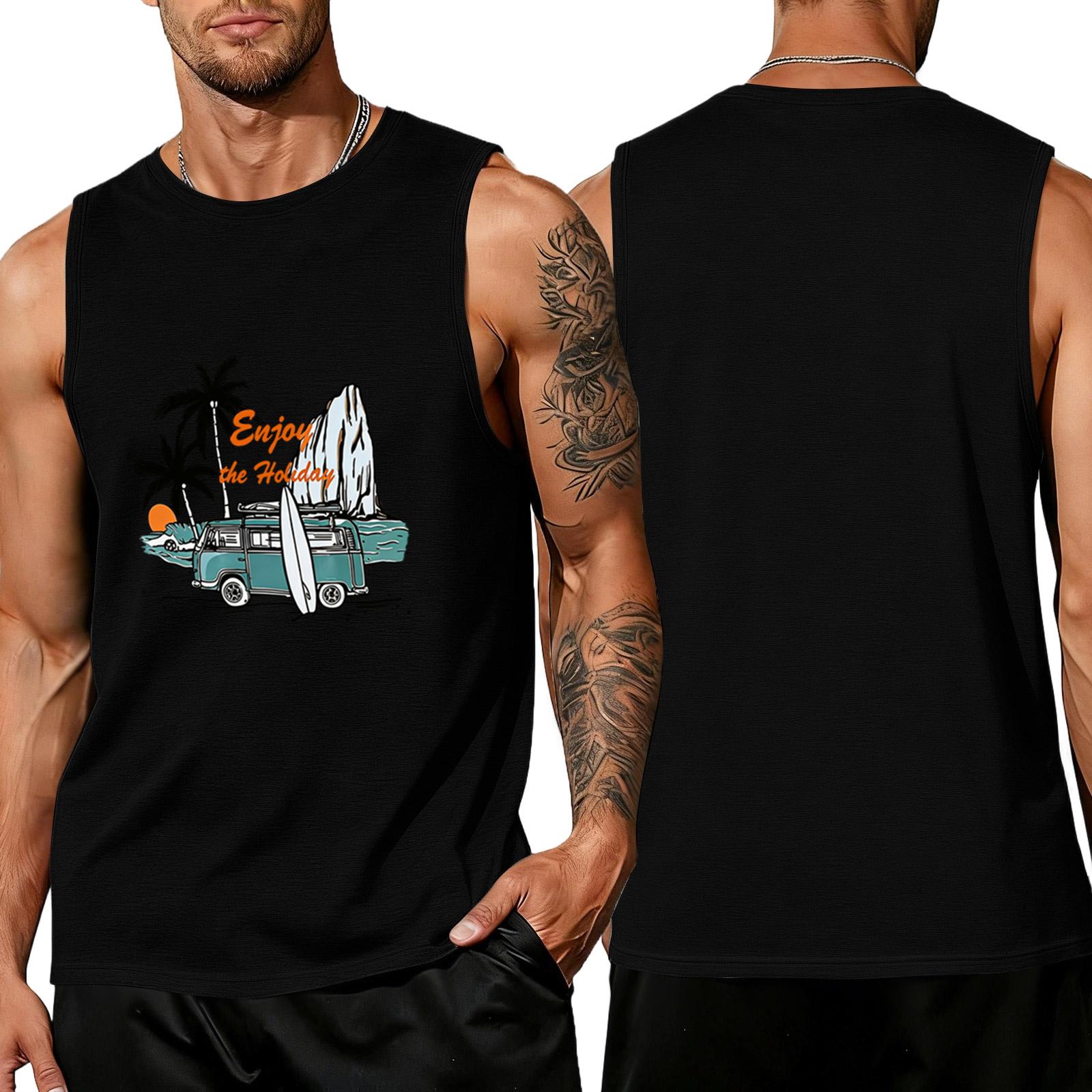 Mens Sleeveless Muscle Tank Top Casual Fit Graphic Print Crew Neck Soft Lightweight Summer Shirt for Workout Beach XXXL чёрный
Mens Sleeveless Muscle Tank Top Casual Fit Graphic Print Crew Neck Soft Lightweight Summer Shirt for Workout Beach XXXL чёрный