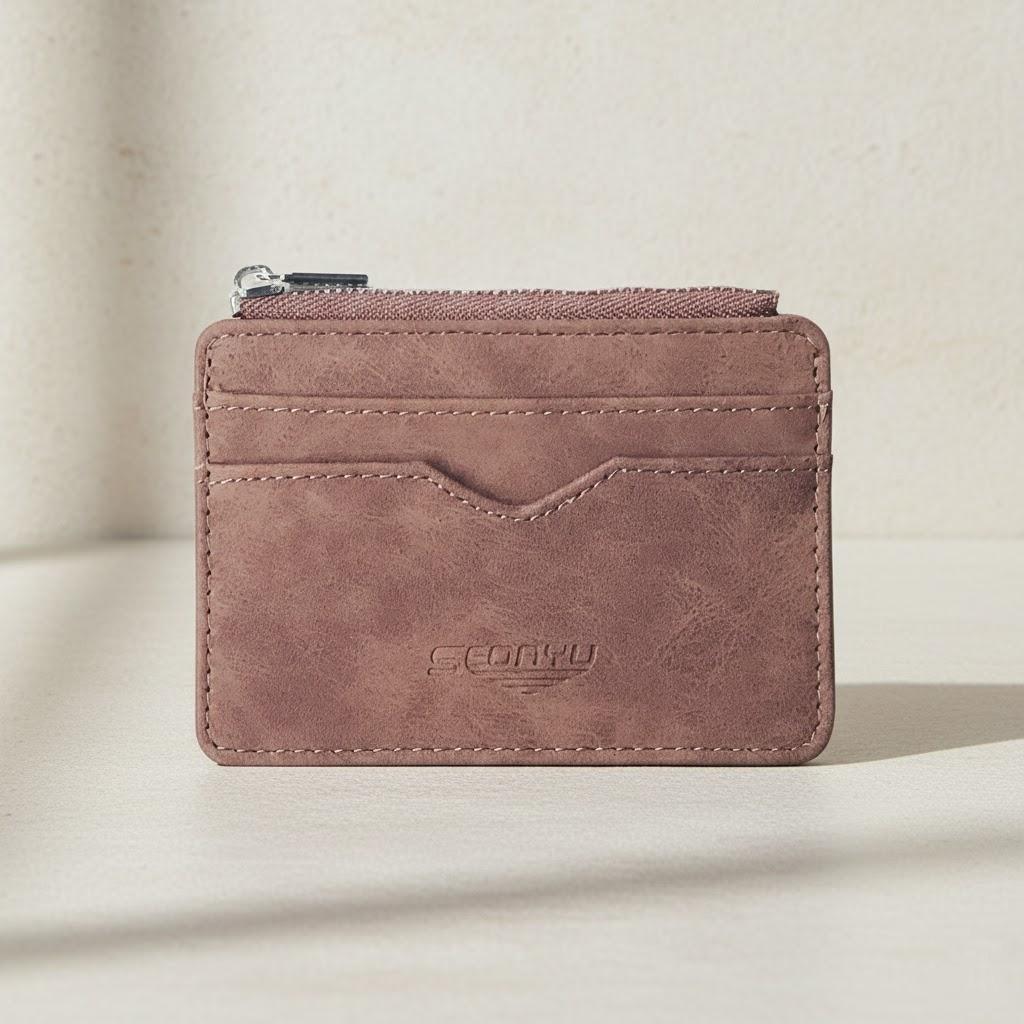 Men Wallet Slim PU Leather Card Holder 5 Slots ID Card Purse Zipper Coin Pocket Thin Credit Card Case коричневий
Men Wallet Slim PU Leather Card Holder 5 Slots ID Card Purse Zipper Coin Pocket Thin Credit Card Case коричневий