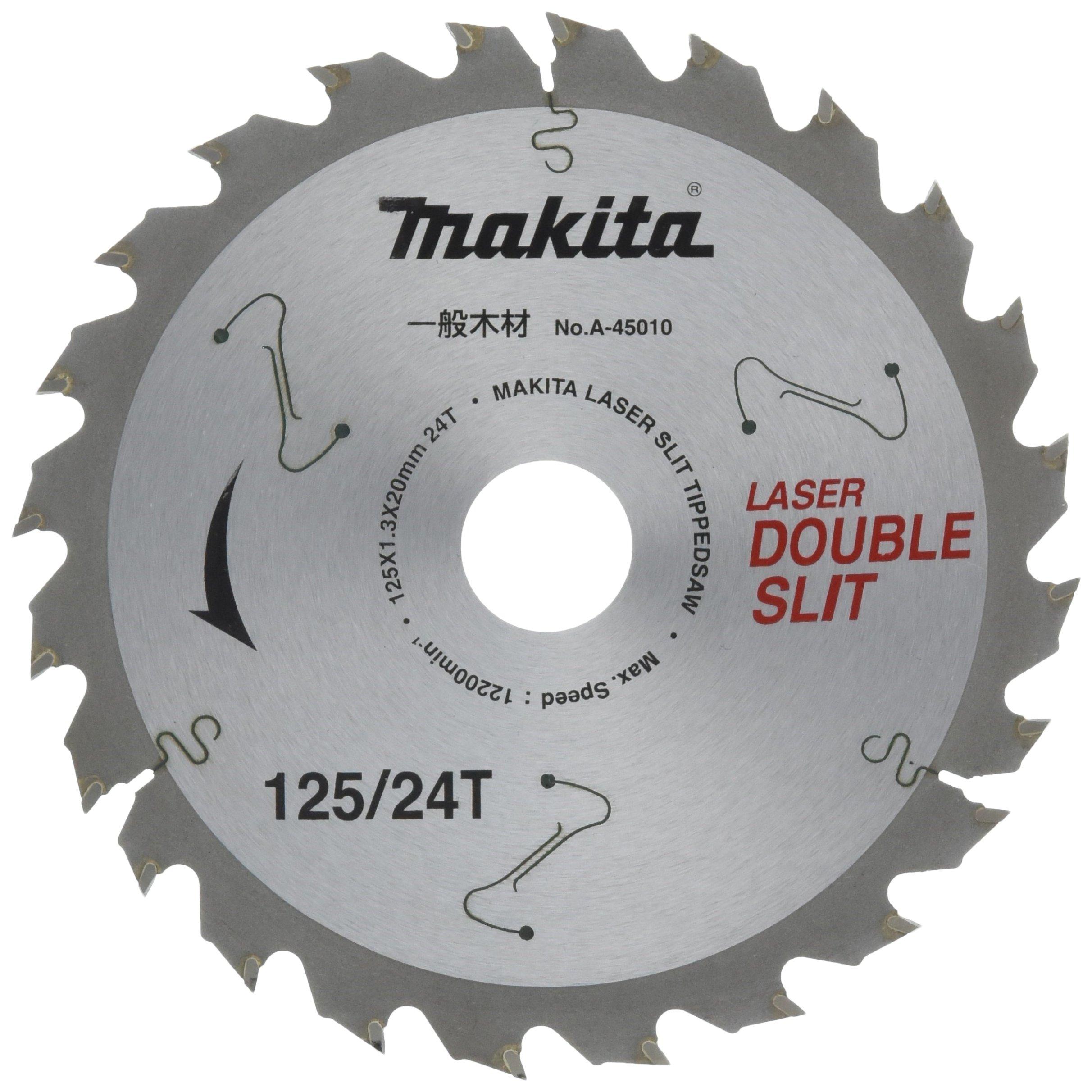 Makita A-45010 Double Slit Tip Saw, 125mm Outer Diameter, 24 Teeth, for General Wood
Makita A-45010 Double Slit Tip Saw, 125mm Outer Diameter, 24 Teeth, for General Wood