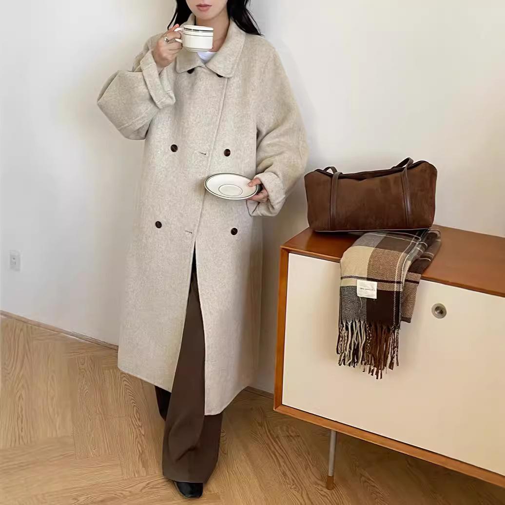 2024 fashionable versatile high-end silhouette thickened lazy double-sided cashmere woolen coat coat women s medium and long S
2024 fashionable versatile high-end silhouette thickened lazy double-sided cashmere woolen coat coat women s medium and long S