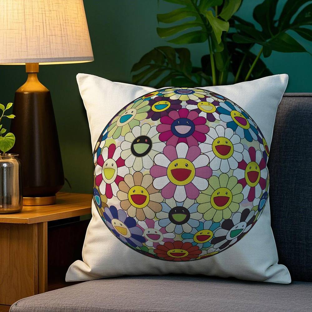 Takashi MMurakami FLOWER Pillowcases Let It Snow Merry Bright Room Home Decoration 30x30 cm
Takashi MMurakami FLOWER Pillowcases Let It Snow Merry Bright Room Home Decoration 30x30 cm