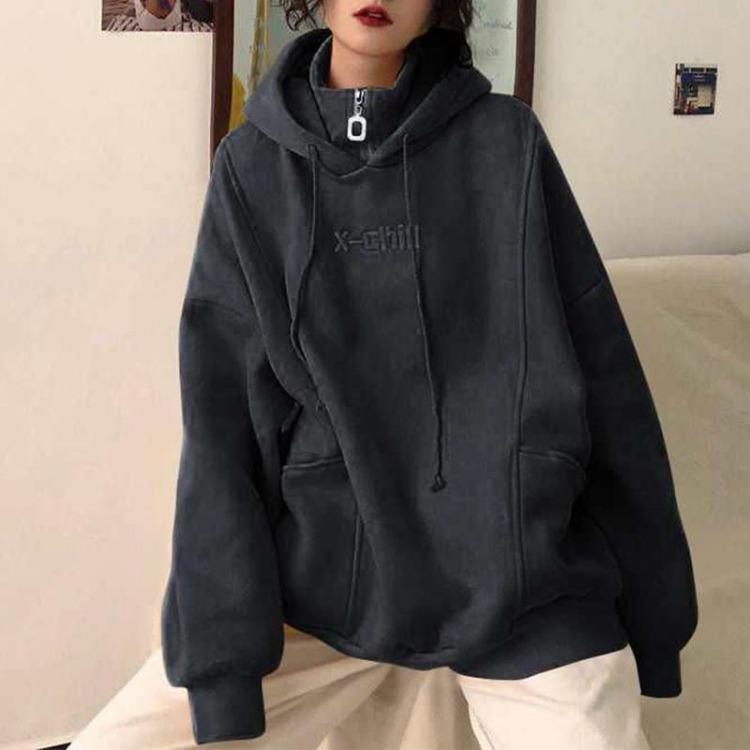 Женская повседневная толстовка с капюшоном большого размера, свободный флисовый пуловер, модный топ «два в одном» XXL чёрный
Женская повседневная толстовка с капюшоном большого размера, свободный флисовый пуловер, модный топ «два в одном» XXL чёрный