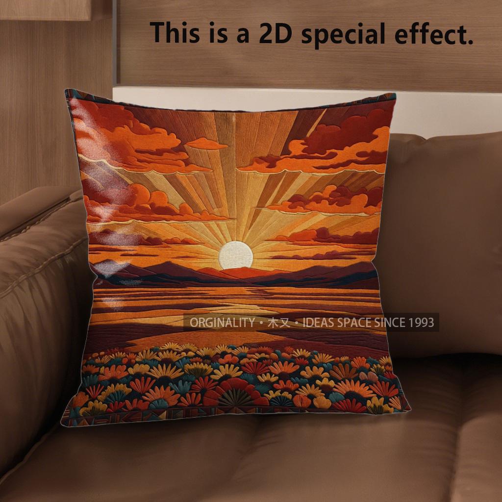 2D Set Of 4 Desert Sunset Boho Throw Pillow Covers Pattern Cushion Cover Suitable For Sofa Bedroom Car Pillow Cover 40x40cm
2D Set Of 4 Desert Sunset Boho Throw Pillow Covers Pattern Cushion Cover Suitable For Sofa Bedroom Car Pillow Cover 40x40cm