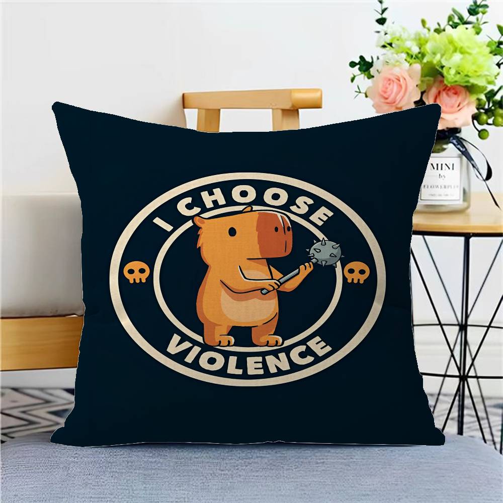 Capybara Animals Cushion Cover Pillow Cover Decor Pillowcase Printed Cushion Case for Couch 12x12Inch
Capybara Animals Cushion Cover Pillow Cover Decor Pillowcase Printed Cushion Case for Couch 12x12Inch