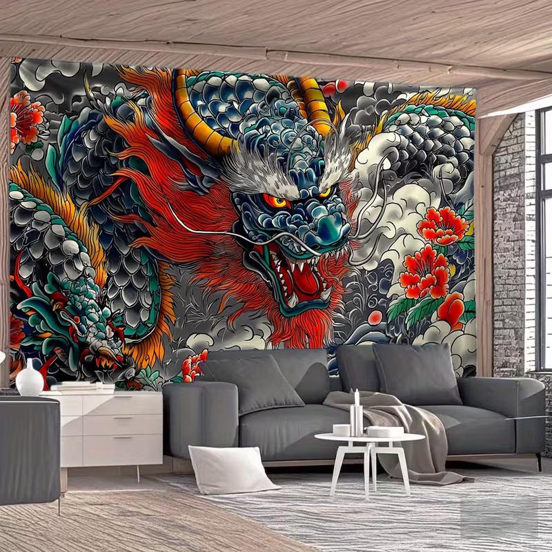 2D Traditional Japanese Dragon Tapestry for Bedroom Living Room Decor 47.2x31.5inch/120*80cm
2D Traditional Japanese Dragon Tapestry for Bedroom Living Room Decor 47.2x31.5inch/120*80cm