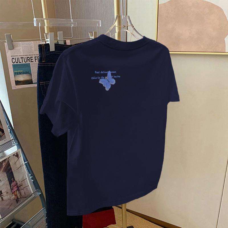 White fashion cotton short-sleeved t-shirt women s 2025 summer new loose round neck design top ins 3XL
White fashion cotton short-sleeved t-shirt women s 2025 summer new loose round neck design top ins 3XL