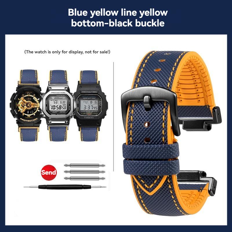 Модифицированный нейлоновый резиновый ремешок для часов Casio G-SHOCK DW5600 GW-B5600 GW-M5610 GA110/100/120 Мягкий водонепроницаемый ремешок для часов DIY спорт 16mm
Модифицированный нейлоновый резиновый ремешок для часов Casio G-SHOCK DW5600 GW-B5600 GW-M5610 GA110/100/120 Мягкий водонепроницаемый ремешок для часов DIY спорт 16mm