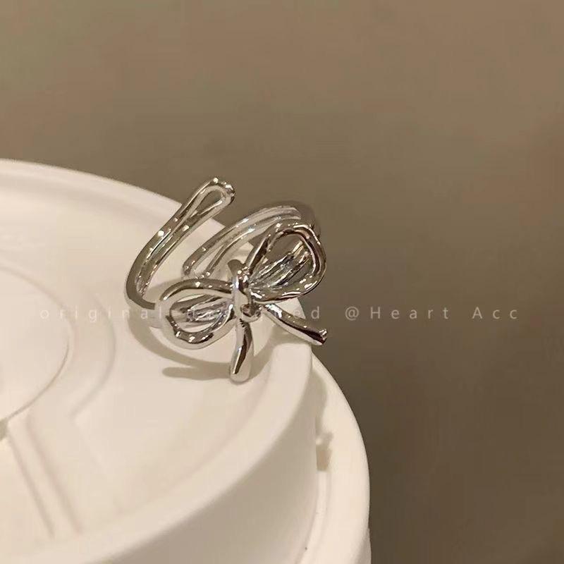 Copper Bow Knot Ring Set for Women Cute Bow and Zircon Band Rings Trendy Adjustable Open Fashion Zircon for Daily Wear Gifting Adjustable
Copper Bow Knot Ring Set for Women Cute Bow and Zircon Band Rings Trendy Adjustable Open Fashion Zircon for Daily Wear Gifting Adjustable