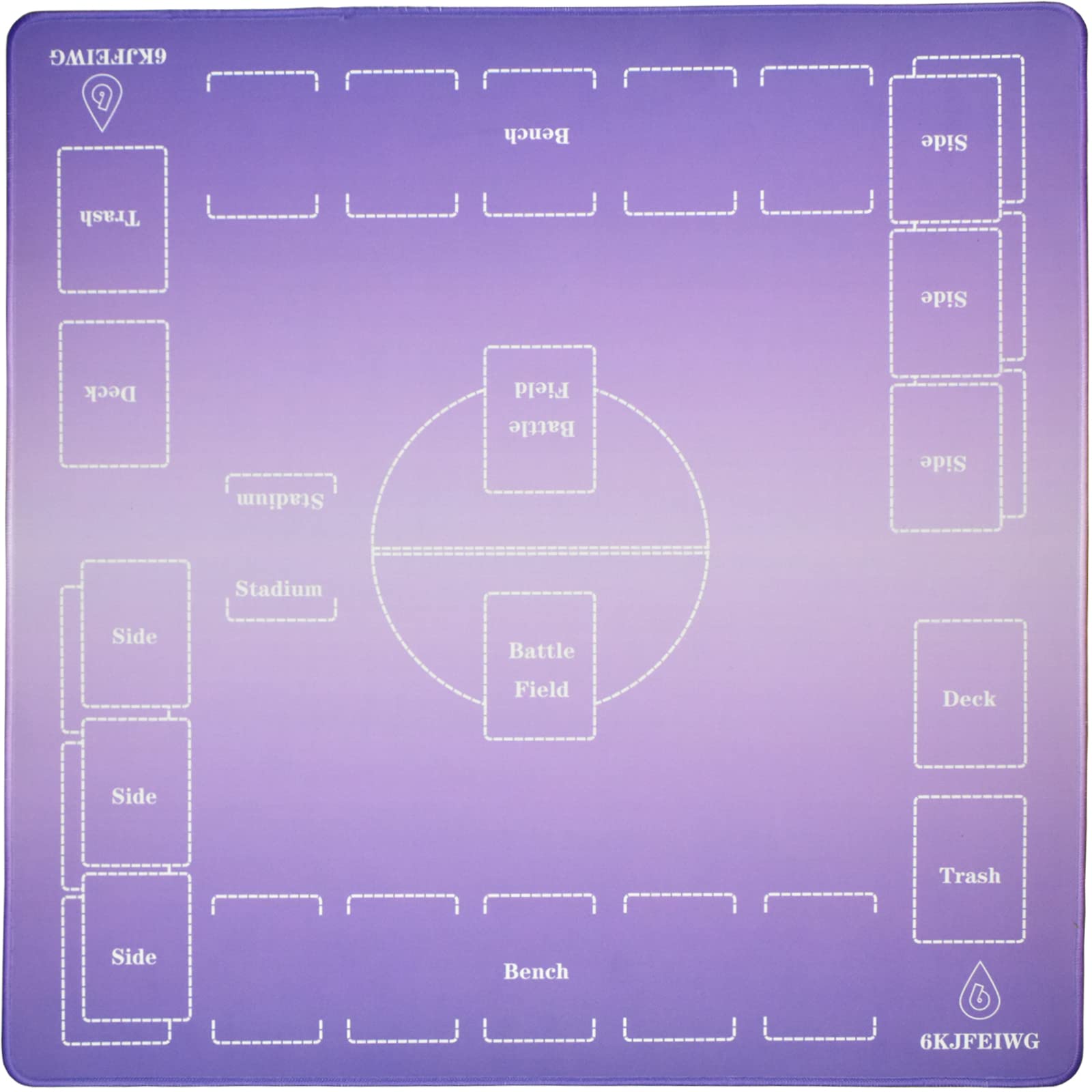 6KJFEIWG Игровой коврик для карточек резиновый Pre Playmat x Сумка для хранения Playmat в комплекте с прошитыми краями, нескользящая (60 60см) (фиолетовый)
6KJFEIWG Игровой коврик для карточек резиновый Pre Playmat x Сумка для хранения Playmat в комплекте с прошитыми краями, нескользящая (60 60см) (фиолетовый)