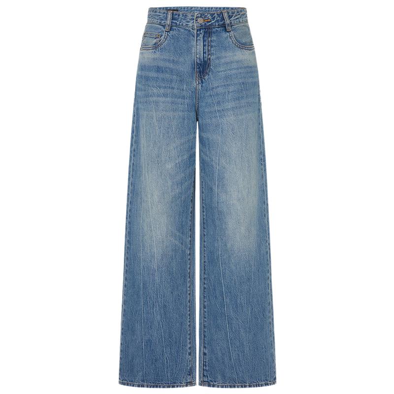 MO&Co. Женские джинсы с высокой посадкой, свободные, с широкими штанинами, клеш от колена M
MO&Co. Женские джинсы с высокой посадкой, свободные, с широкими штанинами, клеш от колена M