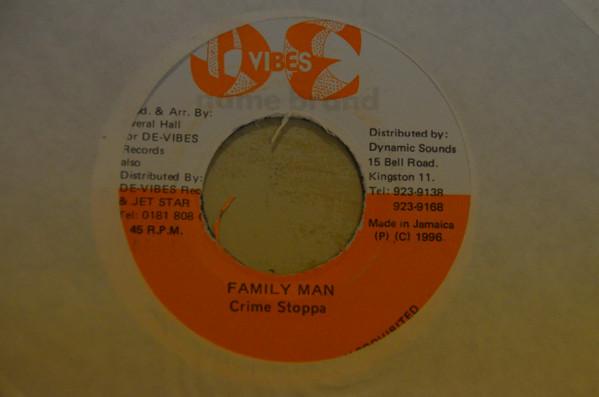 7inch Record CRIME STOPPA Family Man DSR18065 De Vibes 1996 UK Reggae Ska Dub Used
7inch Record CRIME STOPPA Family Man DSR18065 De Vibes 1996 UK Reggae Ska Dub Used