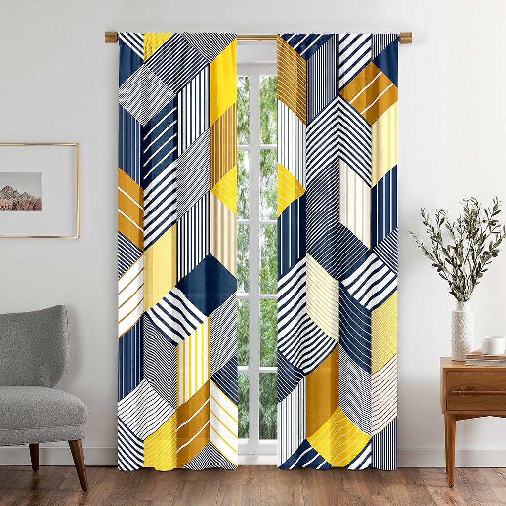 Абстрактные векторные геометрические линии - затемняющие шторы для гостиной, спальни, ванной, кухни, двери шкафа, крючки для декора W50 X H130(CM)X2&Grommet Top
Абстрактные векторные геометрические линии - затемняющие шторы для гостиной, спальни, ванной, кухни, двери шкафа, крючки для декора W50 X H130(CM)X2&Grommet Top