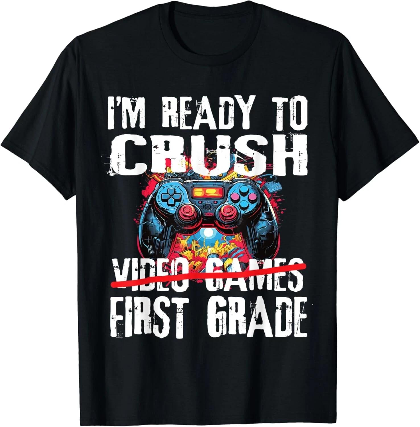 Ready To Crush Video Games First Grade 1st Day School Boys Gift Unisex T-Shirt 2XL
Ready To Crush Video Games First Grade 1st Day School Boys Gift Unisex T-Shirt 2XL