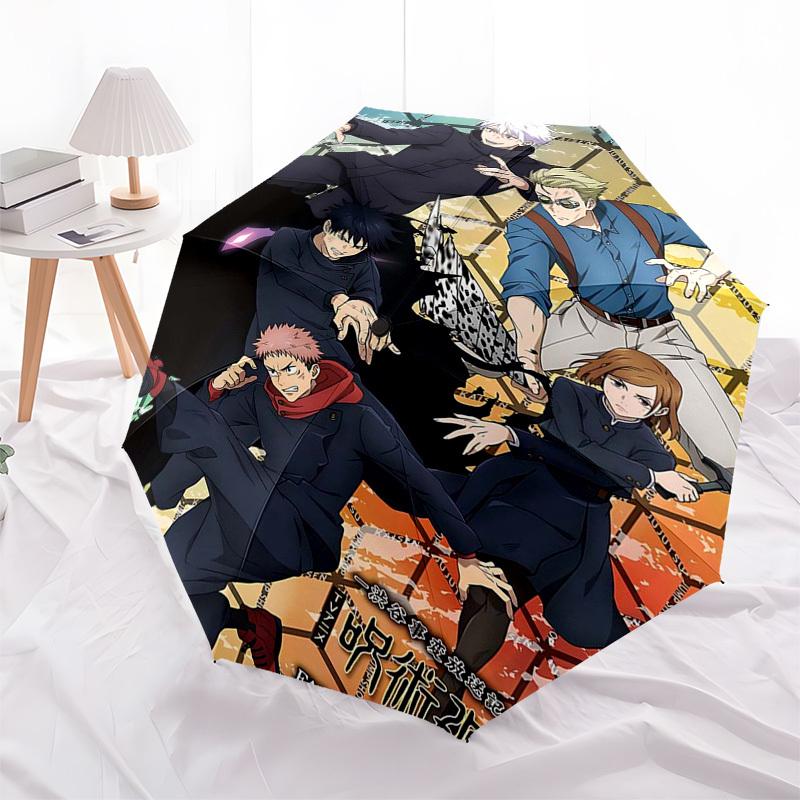 1pc Jujutsu Kaisen Anime Characters Automatic Folding Umbrella Portable 3-Fold Design with Iron Frame, Perfect for Fans, Travelers, Daily Use, and Gif
1pc Jujutsu Kaisen Anime Characters Automatic Folding Umbrella Portable 3-Fold Design with Iron Frame, Perfect for Fans, Travelers, Daily Use, and Gif