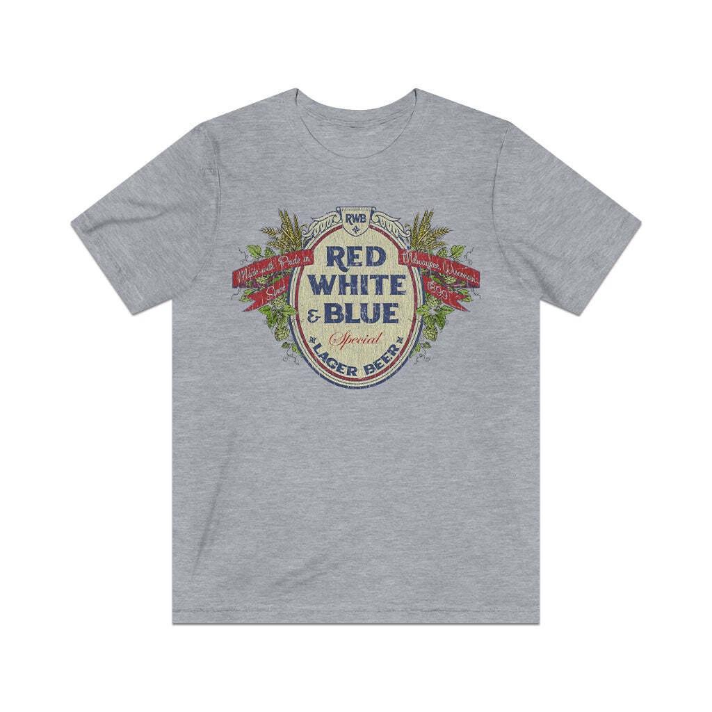 Red White & Blue Beer 1899 Vintage Men s T shirt 2XL
Red White & Blue Beer 1899 Vintage Men s T shirt 2XL