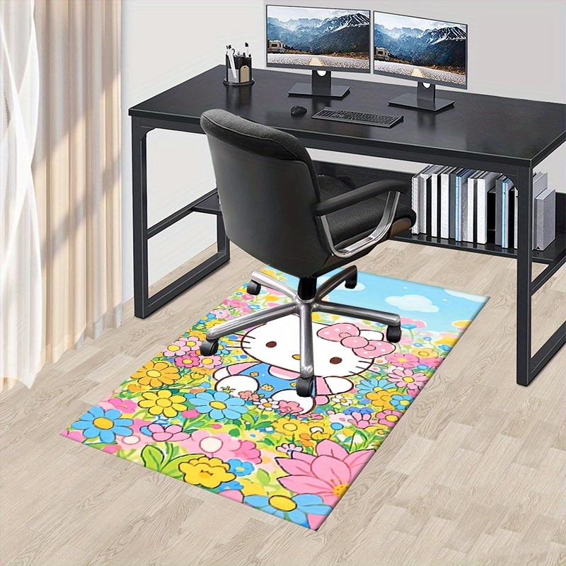 1pc Hello Kitty Office Carpet Under Chair Mat Gift Universal Floral Rug for Room Decor Birthday Present Bedroom Decoration Home Accessories 60cm by 90cm
1pc Hello Kitty Office Carpet Under Chair Mat Gift Universal Floral Rug for Room Decor Birthday Present Bedroom Decoration Home Accessories 60cm by 90cm