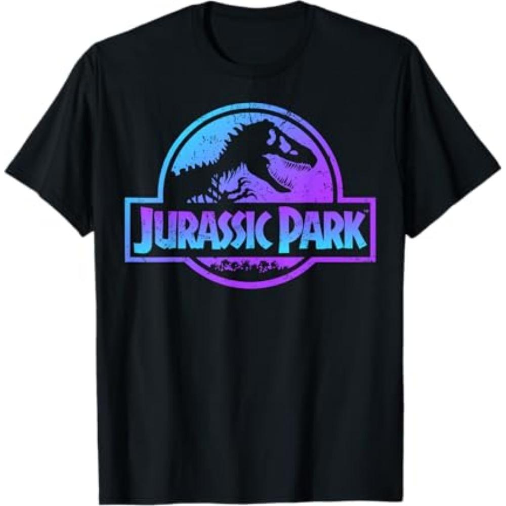 Jurassic Park Blue and Purple Fossil Embroidery New Mens TShirt Mens Printed TShirt Streetwear 35845 S
Jurassic Park Blue and Purple Fossil Embroidery New Mens TShirt Mens Printed TShirt Streetwear 35845 S