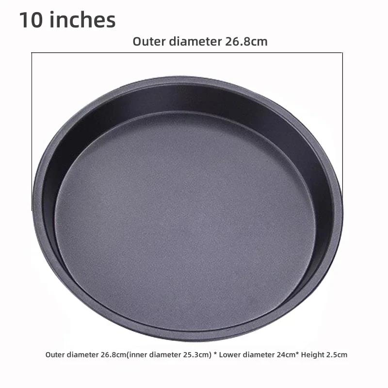 6-10 Inch Non-Stick Pizza Pan Steel Plate Dish Tray Cooking Baking Tool Pizza Pan Oven Tool Kitchen Asscssories for Home-use
6-10 Inch Non-Stick Pizza Pan Steel Plate Dish Tray Cooking Baking Tool Pizza Pan Oven Tool Kitchen Asscssories for Home-use
