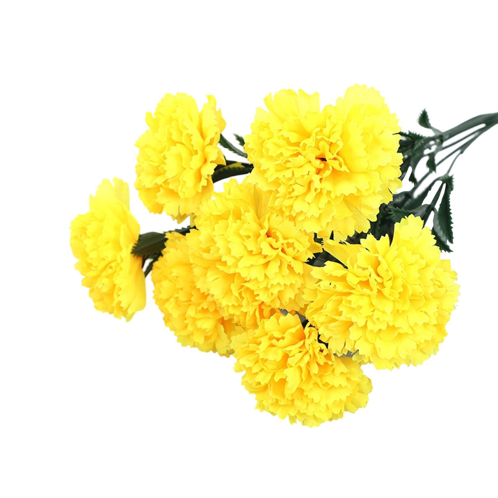 Artificial Carnation Flowers Bouquet Realistic Silk Material Lifelike Floral Arrangement for Home Office Decoration One Size жовтий
Artificial Carnation Flowers Bouquet Realistic Silk Material Lifelike Floral Arrangement for Home Office Decoration One Size жовтий